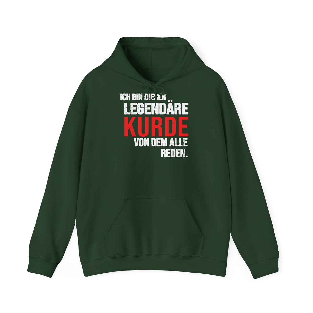 Kurdistan patria orgoglio stemma bandiera sport calcio regalo per tifosi - felpa con cappuccio unisex