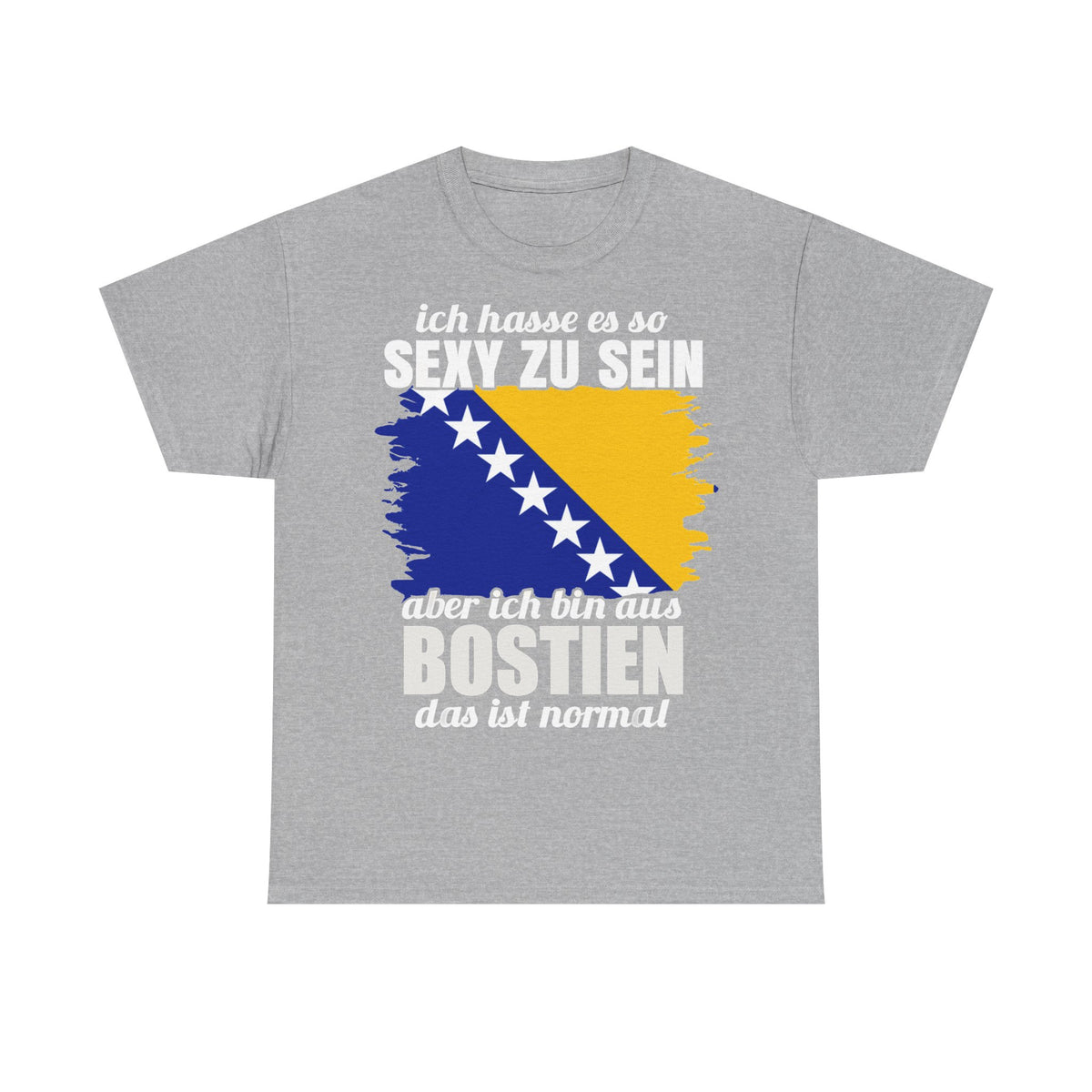 Bosnia Wappen Flagge Stolz Heimat Fußball fan Geschenkidee - Unisex T-Shirt