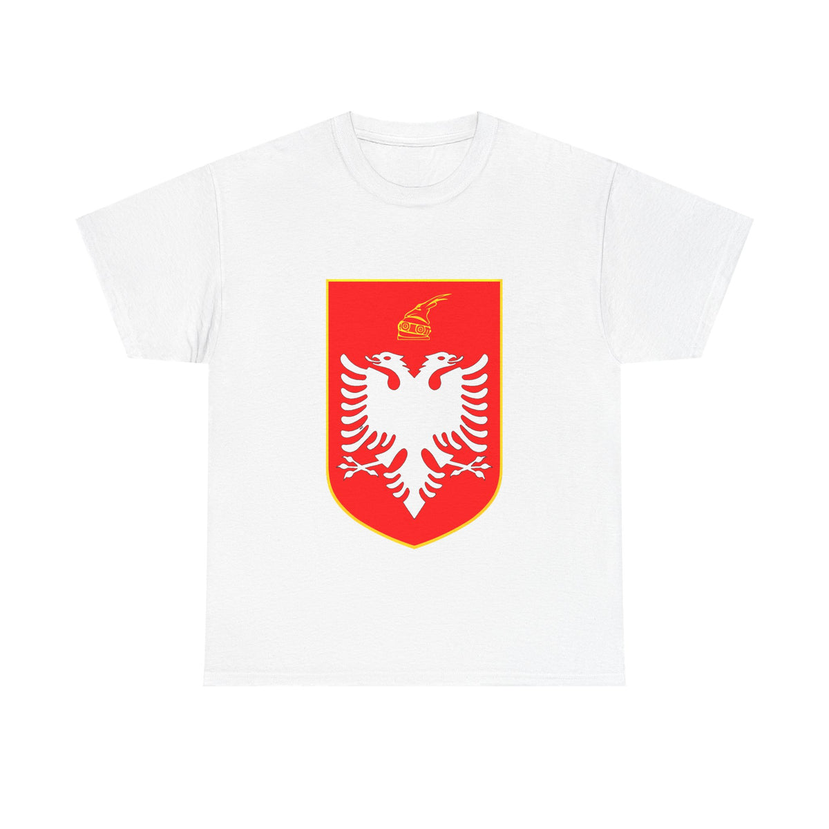 Camiseta unisex de Albania, escudo albanés, bandera, águila, fútbol, aficionado, deporte