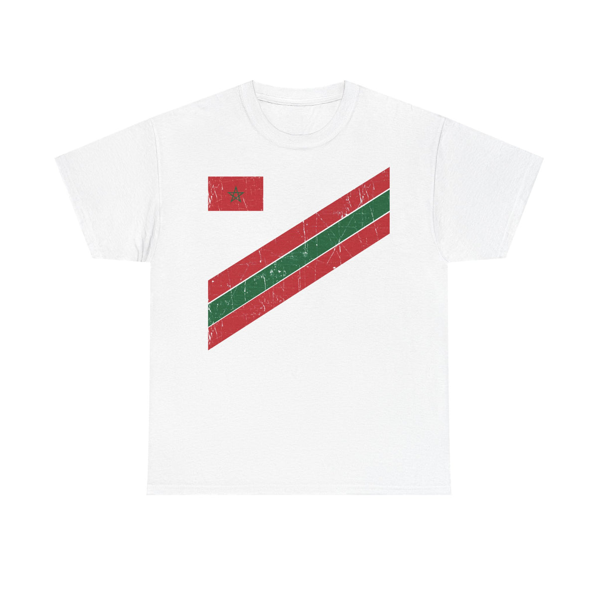 Marruecos Escudo Morocco Bandera Orgullo Fútbol Fan Deporte FIdea de regalo - Camiseta unisex