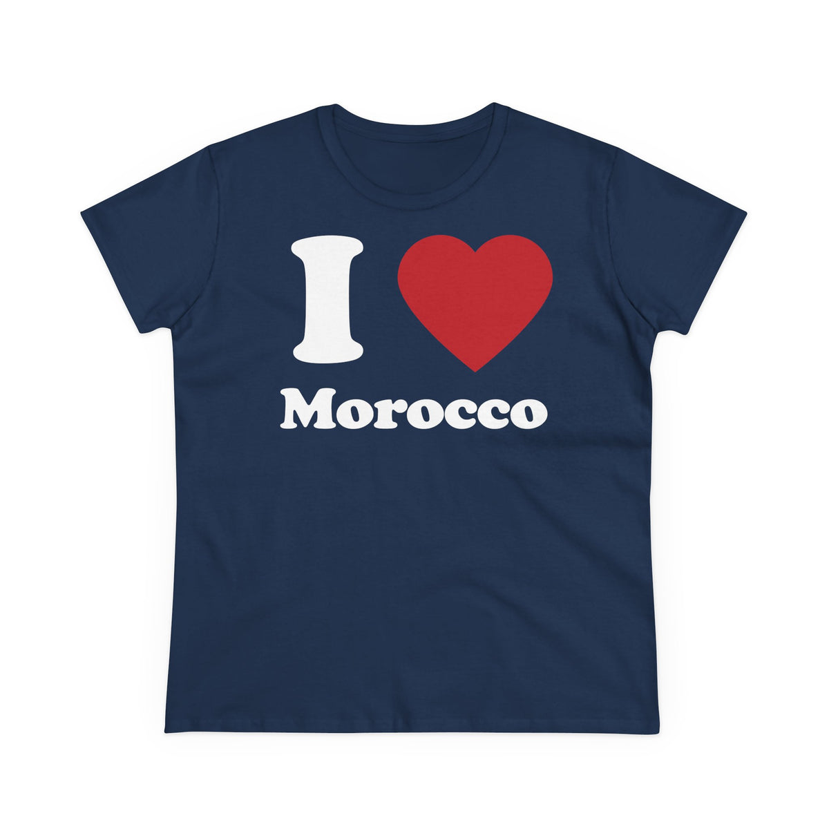 Escudo de Marruecos, bandera de Marruecos, orgullo, aficionada al fútbol y al deporte, idea de regalo - Camiseta para mujer