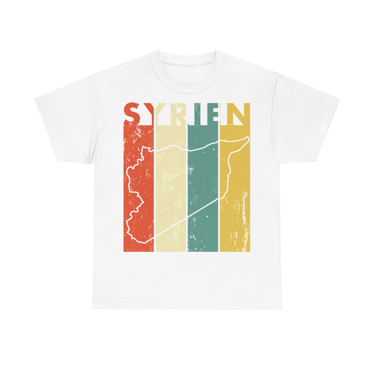 Syria Syrien Wappen Flagge Heimat Sport Fan Geschenkidee - Unisex T-Shirt