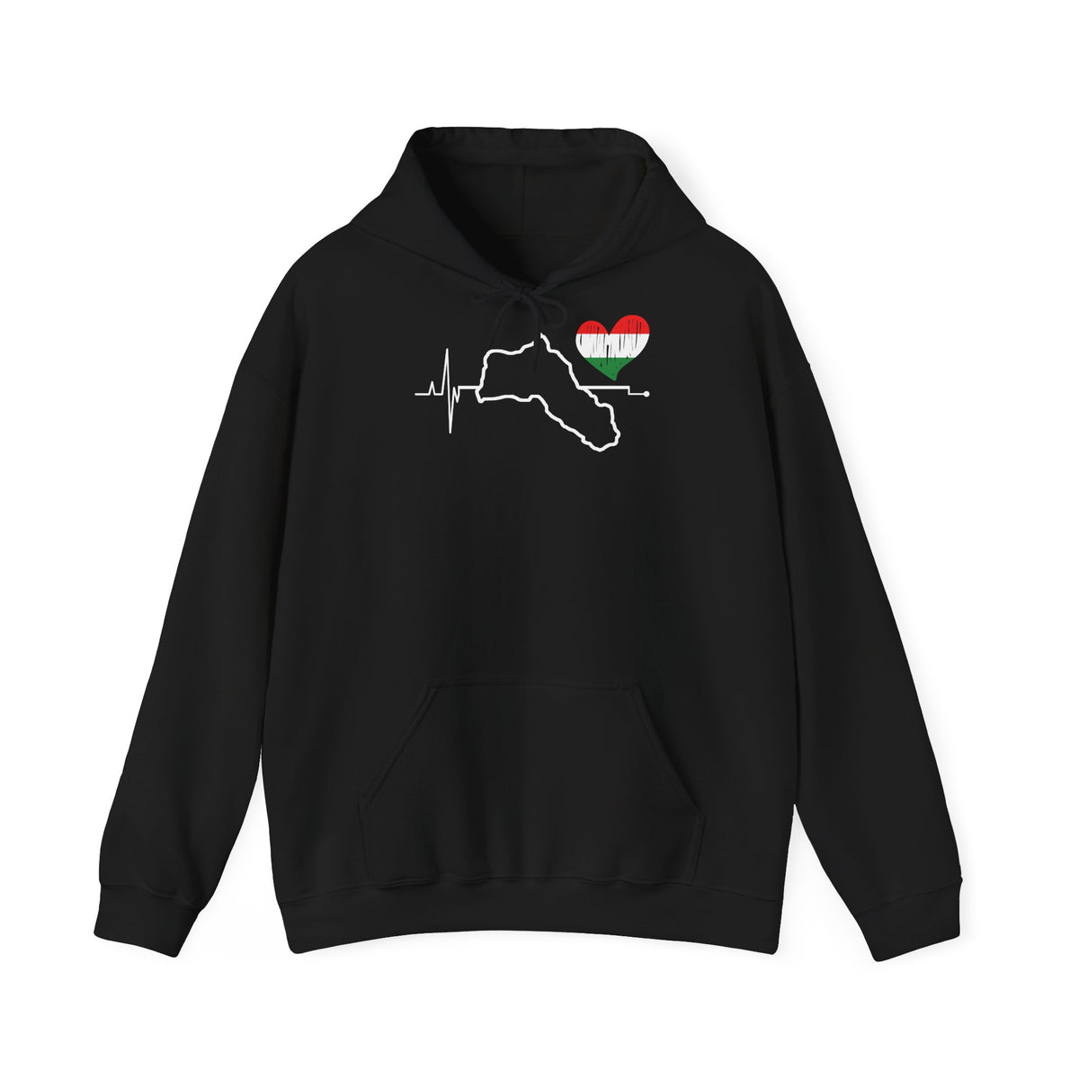 Kurdistan patria orgoglio stemma bandiera sport calcio regalo per tifosi - felpa con cappuccio unisex