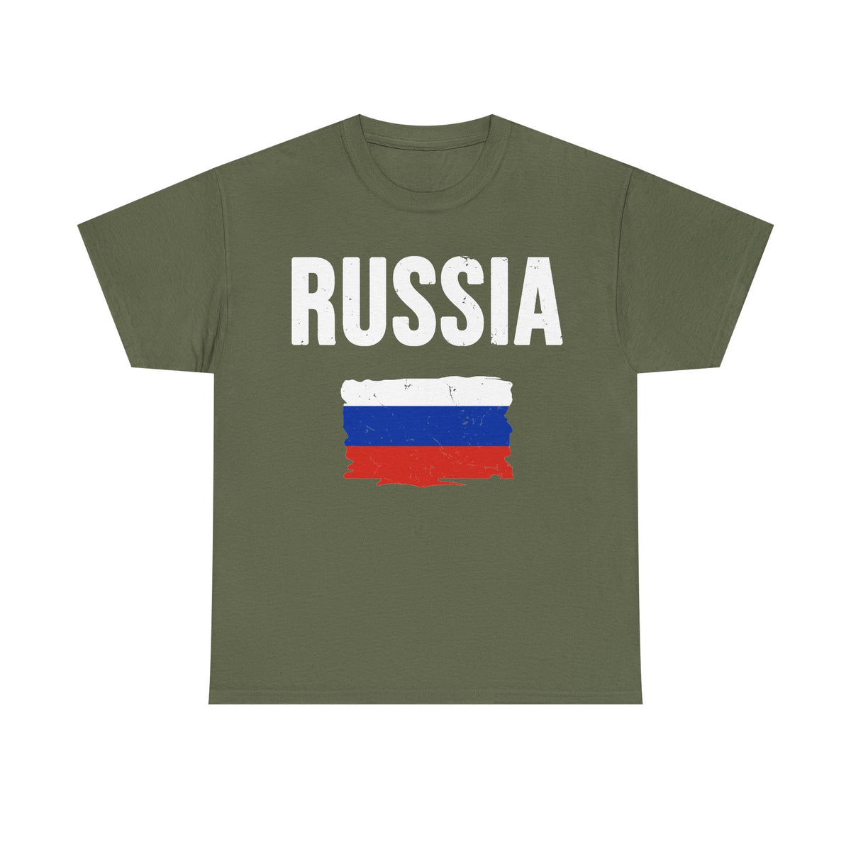 Russia Flagge Wappen Geschenkidee - Unisex T-Shirt