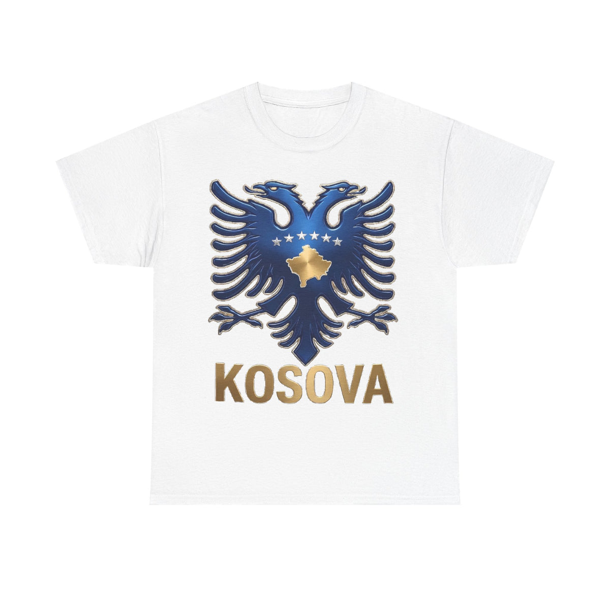 Kosovo Kosava Águila bicéfala Patria Bandera - Camiseta unisex