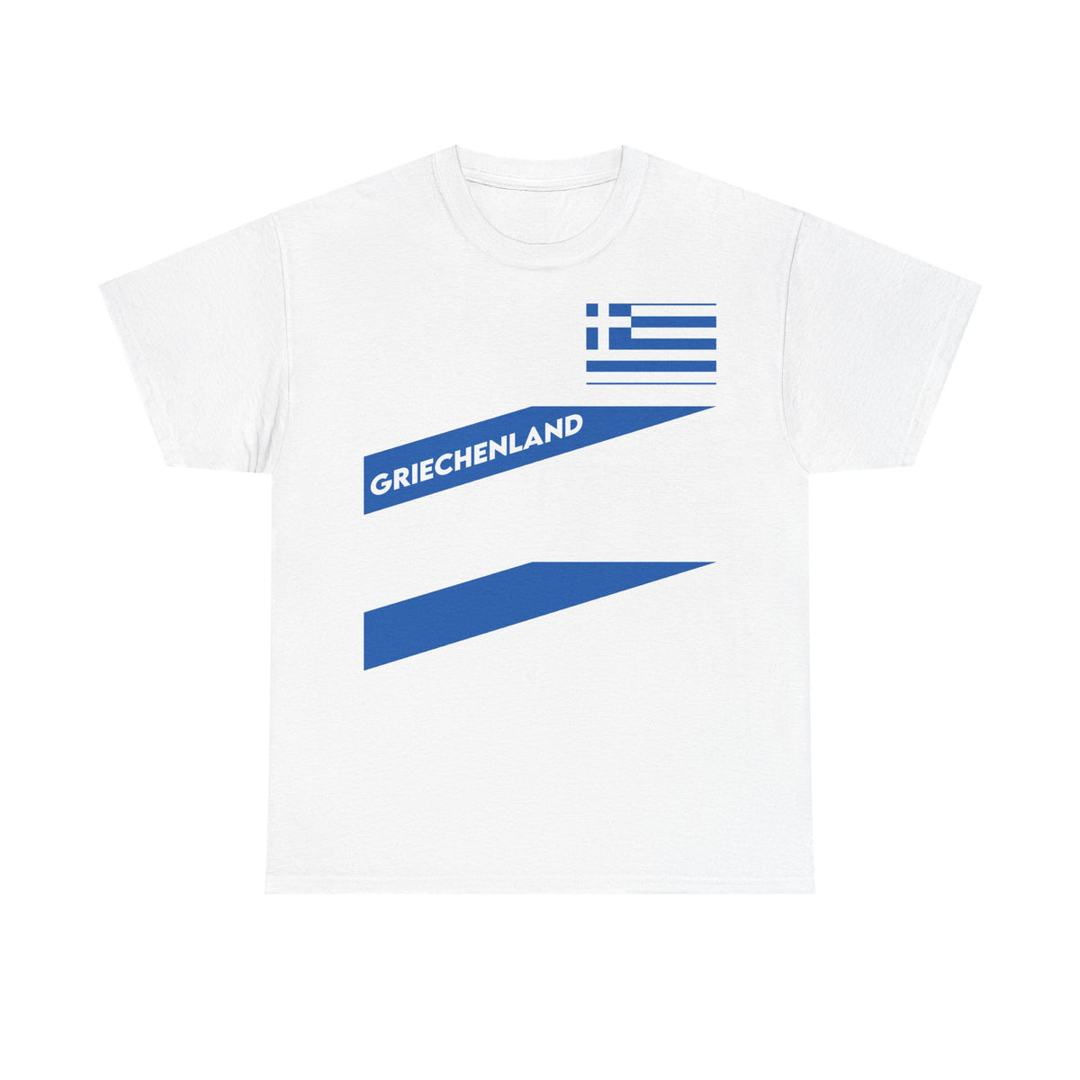 Grecia Grecia Bandera Escudo Patria Fútbol Deporte Aficionado Idea de regalo - Camiseta unisex