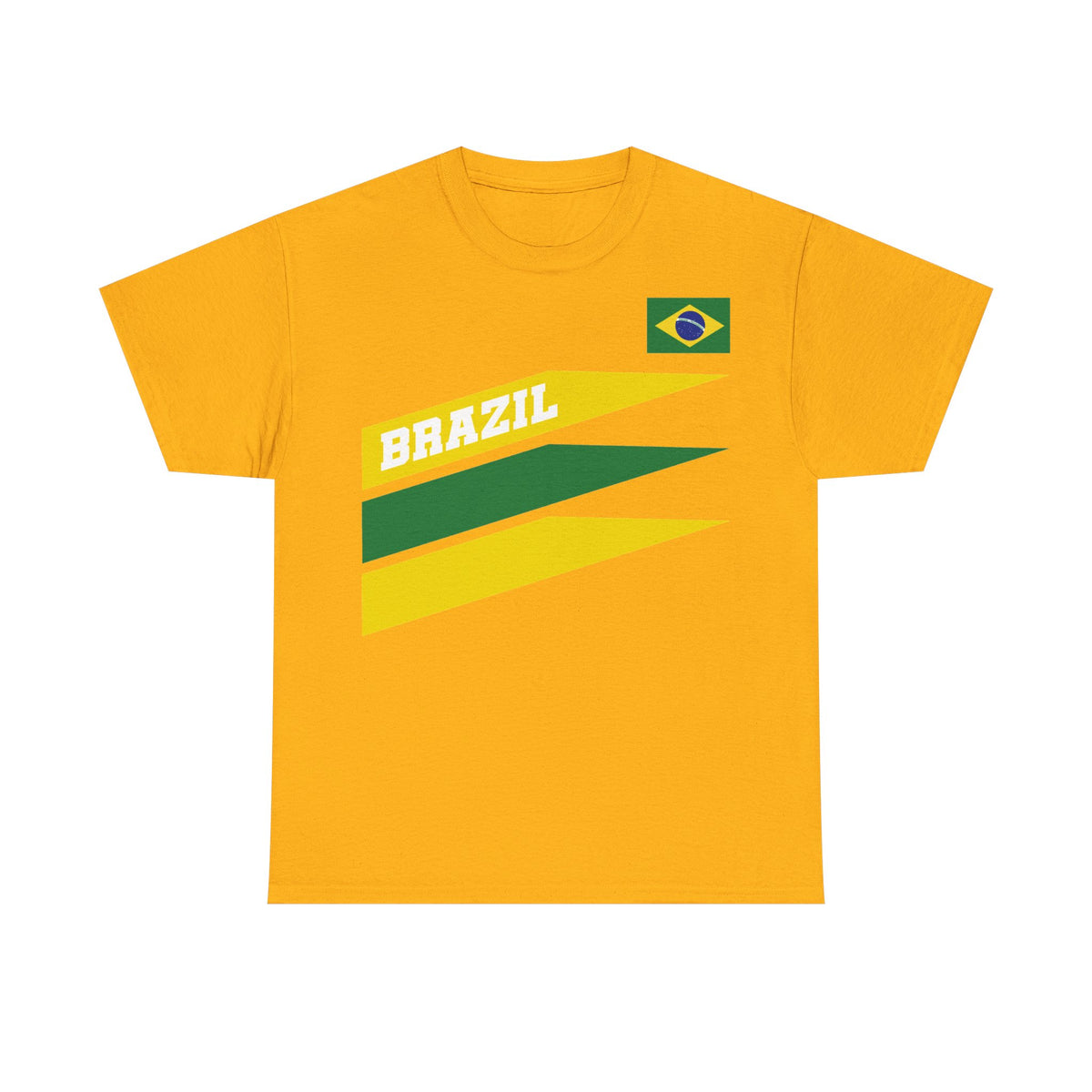 Brazil Brasilien Wappen Flagge Sport Fan Fußball Geschenkidee - Unisex T-Shirt