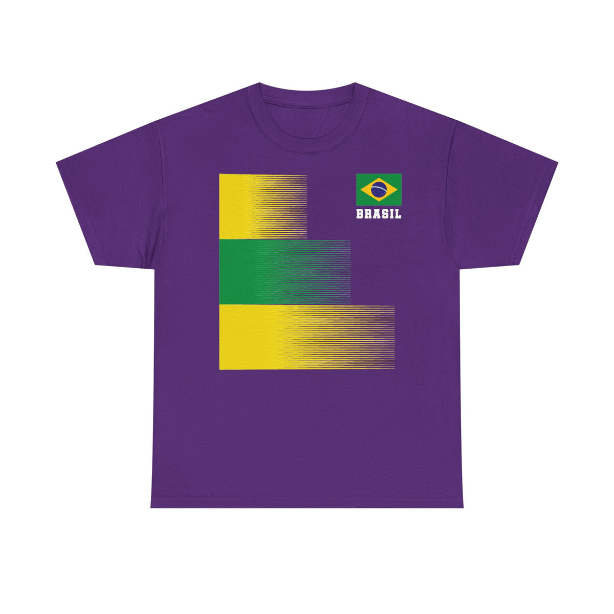 Brazil Brasilien Wappen Flagge Sport Fan Fußball Geschenkidee - Unisex T-Shirt