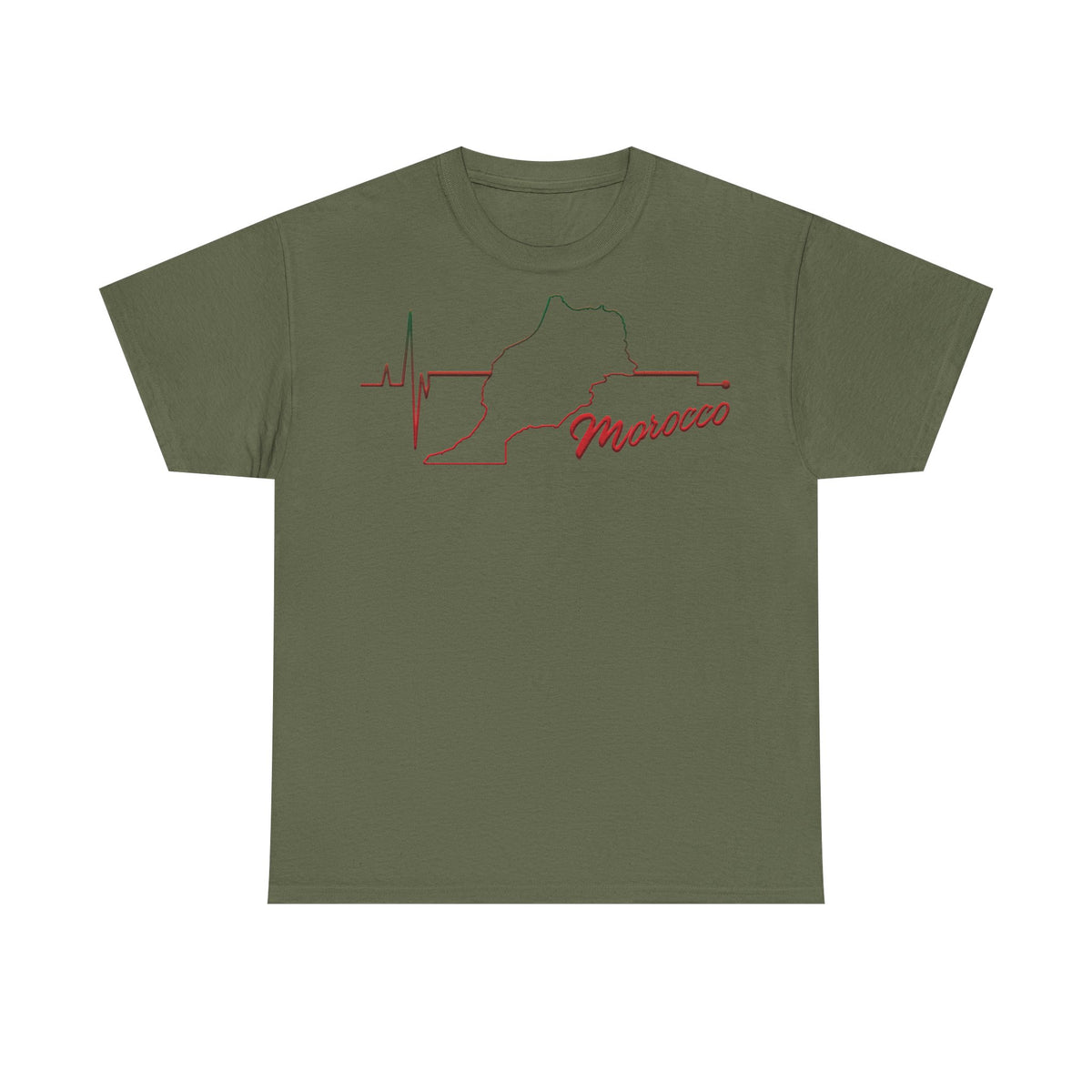 Marruecos Escudo Morocco Bandera Orgullo Fútbol Fan Deporte FIdea de regalo - Camiseta unisex