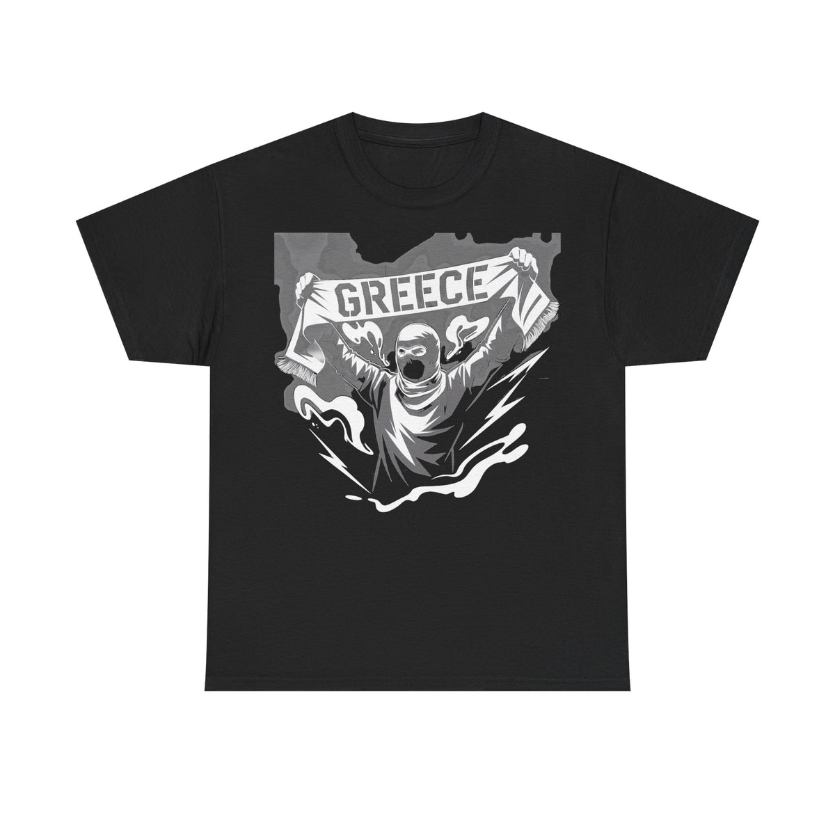 Grecia Grecia hooligan bandera escudo patria fútbol deporte aficionado idea de regalo - camiseta unisex
