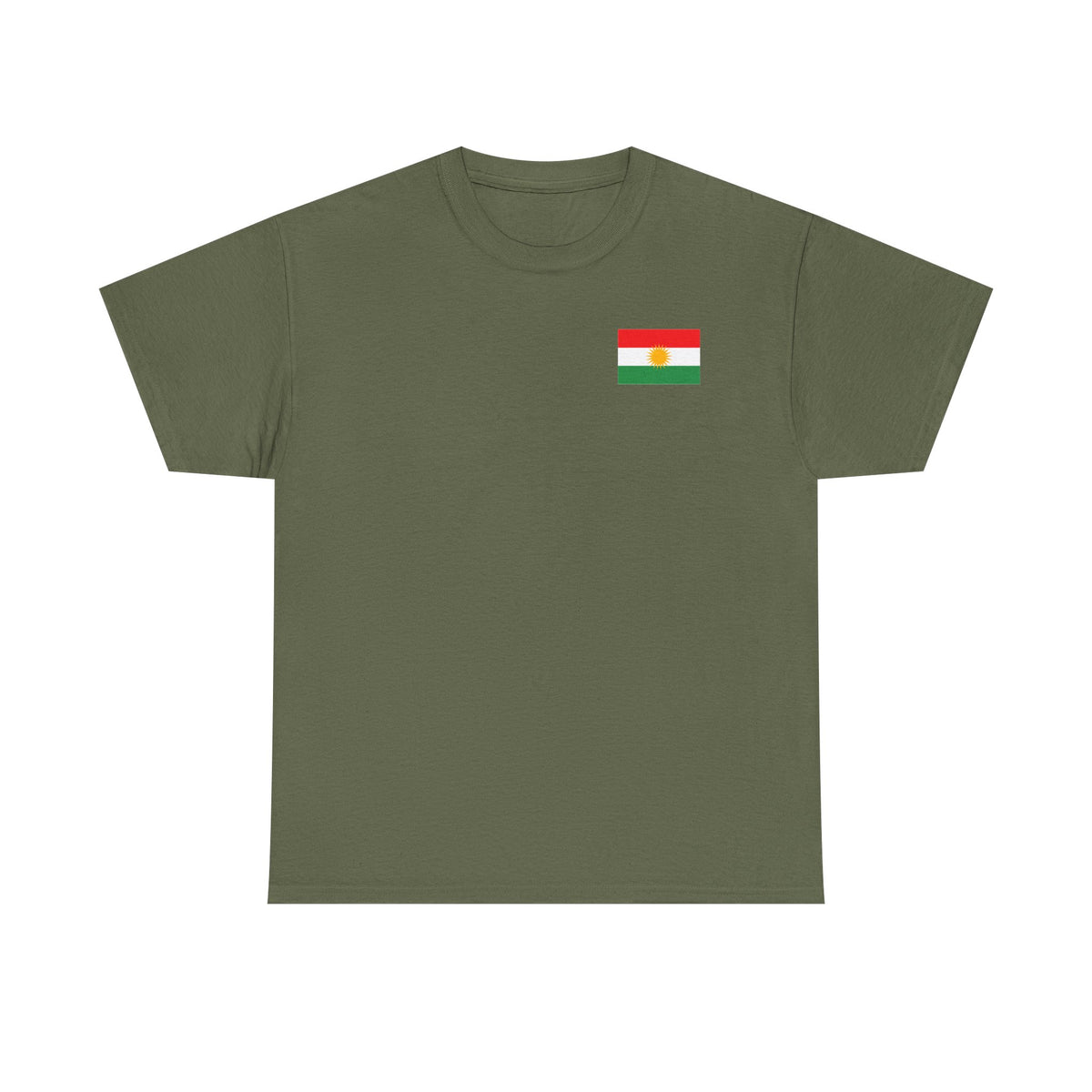 Kurdistán Azadi Escudo Bandera Patria Newroz Regalo - Camiseta unisex