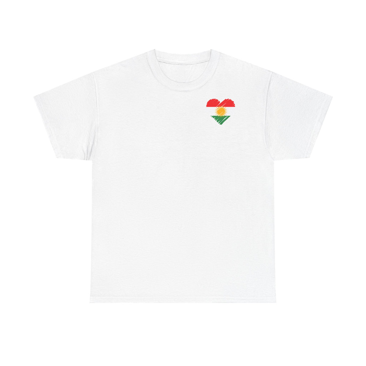 Kurdistán Azadi Escudo Bandera Patria Newroz Regalo - Camiseta unisex