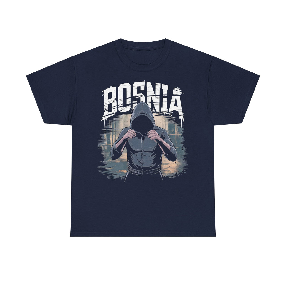 Bosnia escudo bandera orgullo patria aficionado al fútbol idea de regalo - Camiseta unisex