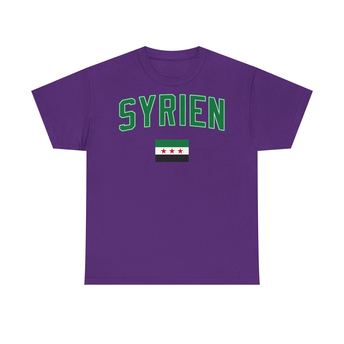 Syria Syrien Wappen Flagge Heimat Sport Fan Geschenkidee - Unisex T-Shirt