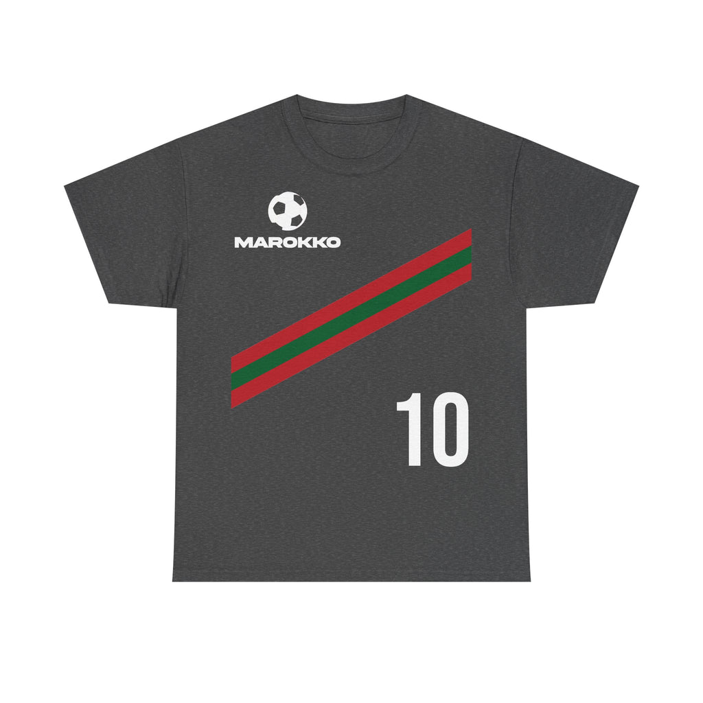 Marokko Wappen Morocco Flagge Stolz Fußball Fan Sport FGeschenkidee - Unisex T-Shirt