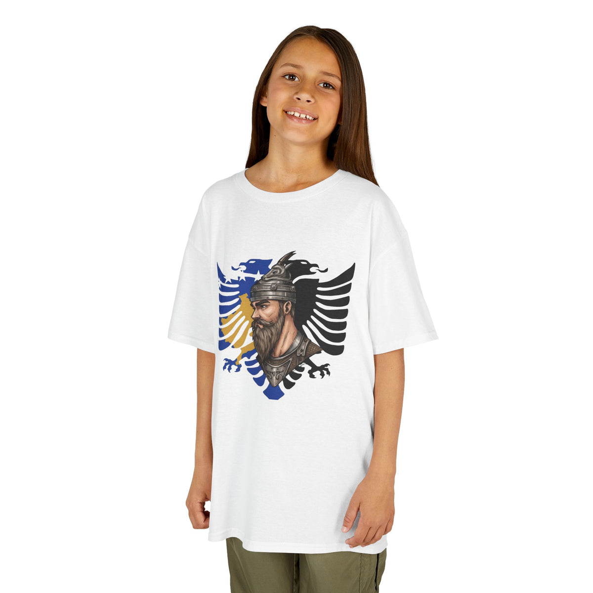 Legend of Skanderbeg Albania Kosovo - Unisex Kinder & Jugendliche T-Shirt