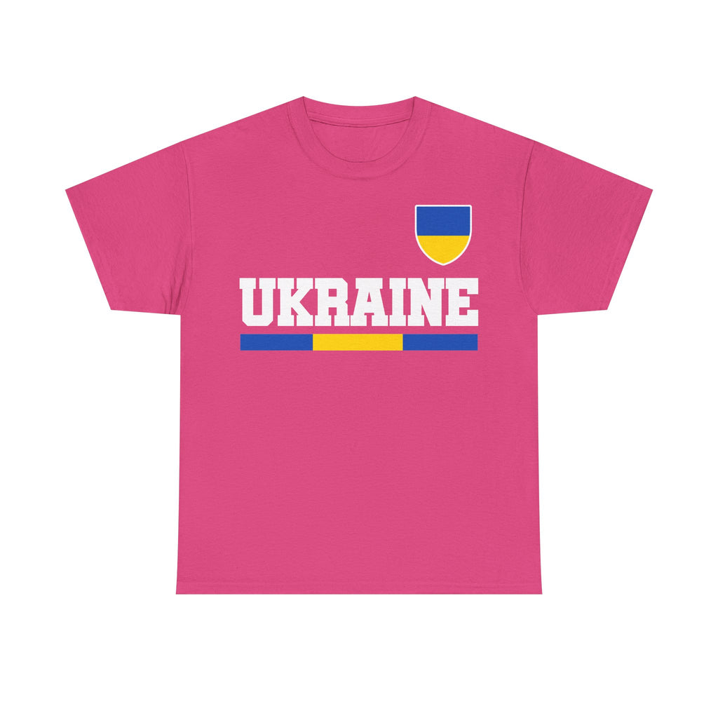 Ukraine Flagge Wappen Geschenkidee Sport Fan Fashion Vintage - Unisex T-Shirt