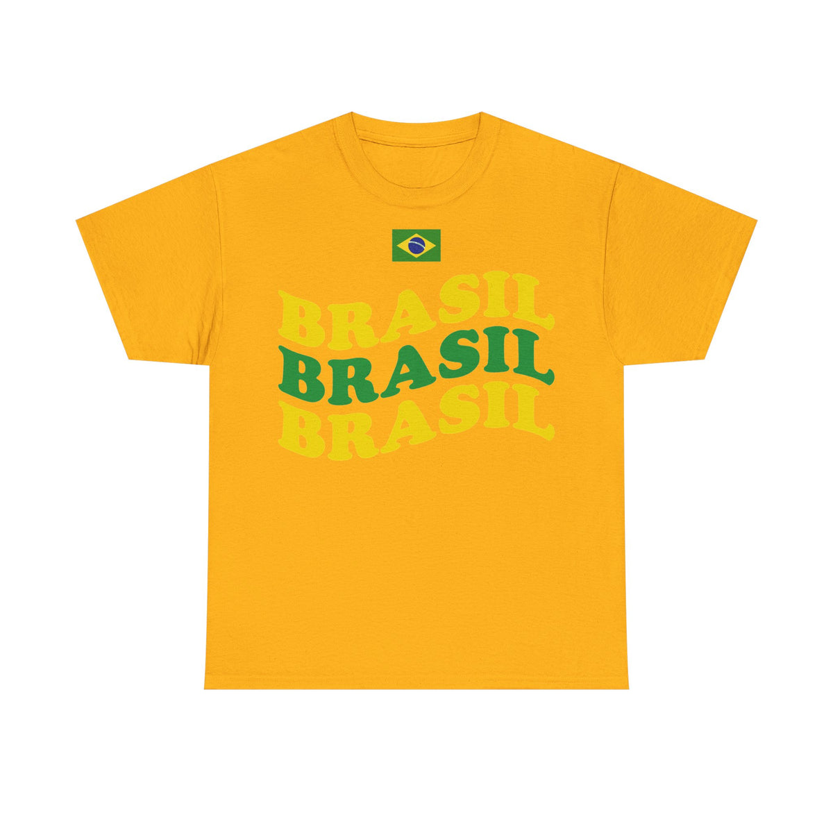 Brazil Brasilien Wappen Flagge Sport Fan Fußball Geschenkidee - Unisex T-Shirt
