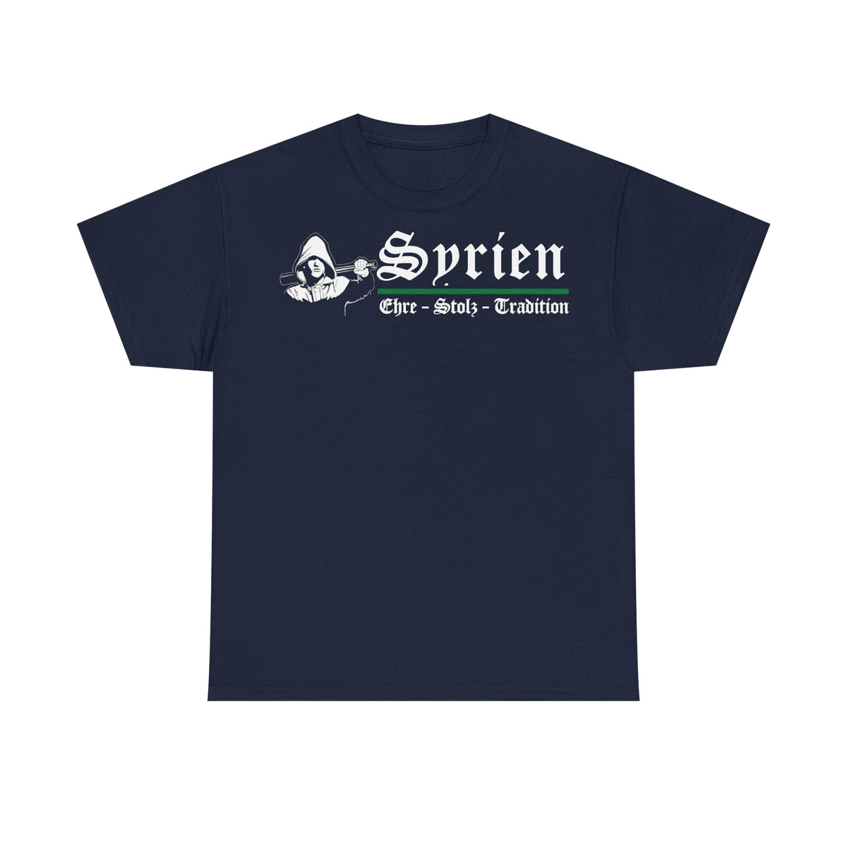Syria Syrien Wappen Flagge Heimat Sport Fan Geschenkidee - Unisex T-Shirt