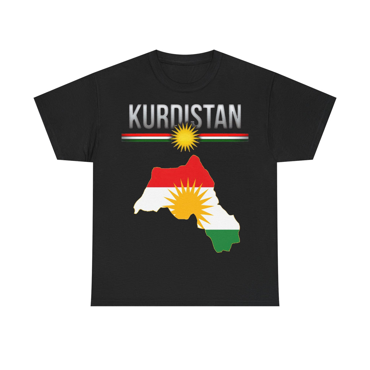 Kurdistan Pride Stolz Flagge Wappen - Unisex T-Shirt
