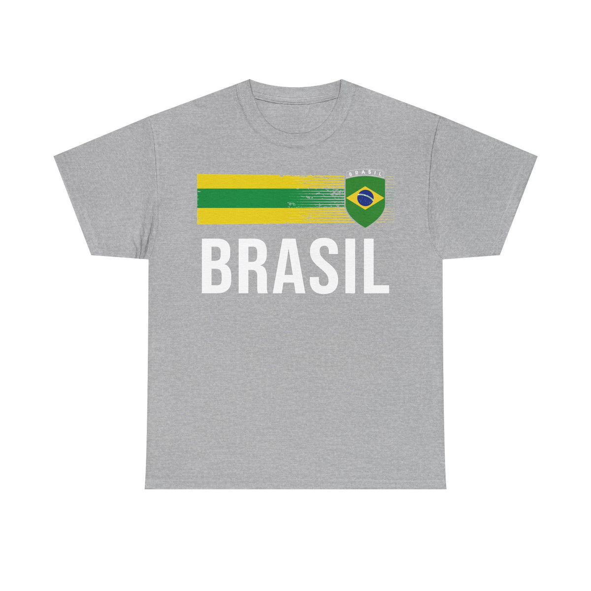 Brazil Brasilien Wappen Flagge Sport Fan Fußball Geschenkidee - Unisex T-Shirt