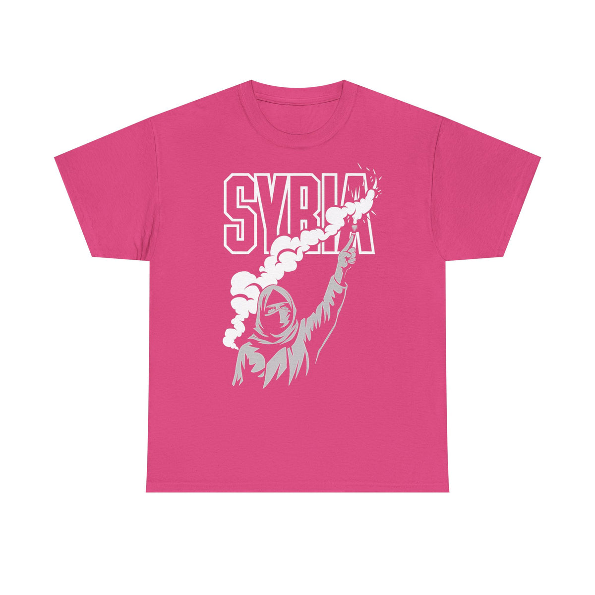 Syria Syrien Hooligan Wappen Flagge Heimat Sport Fußball Fan Geschenkidee - Unisex T-Shirt