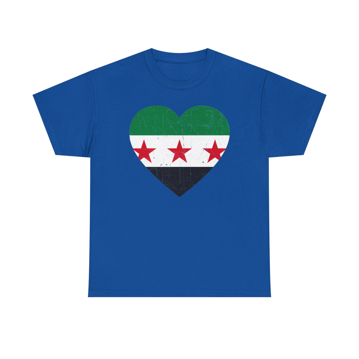 Syria Syrien Wappen Flagge Heimat Sport Fan Geschenkidee - Unisex T-Shirt