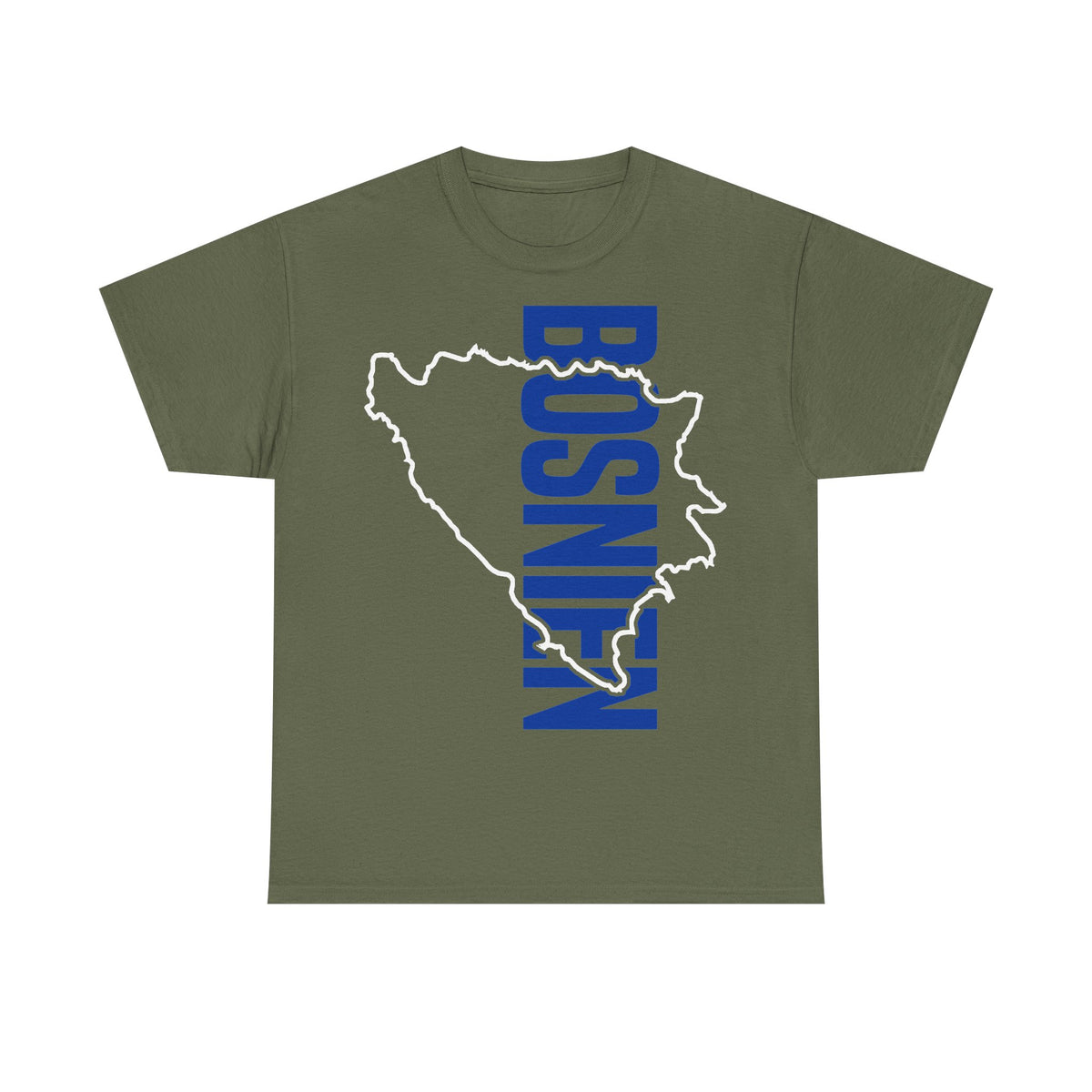 Bosnia Wappen Flagge Stolz Heimat Fußball fan Geschenkidee - Unisex T-Shirt