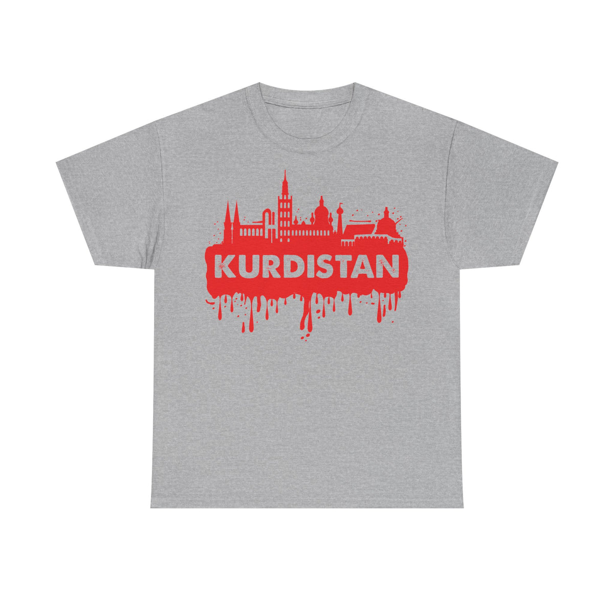 Kurdistán Azadi Escudo Bandera Patria Newroz Regalo - Camiseta unisex