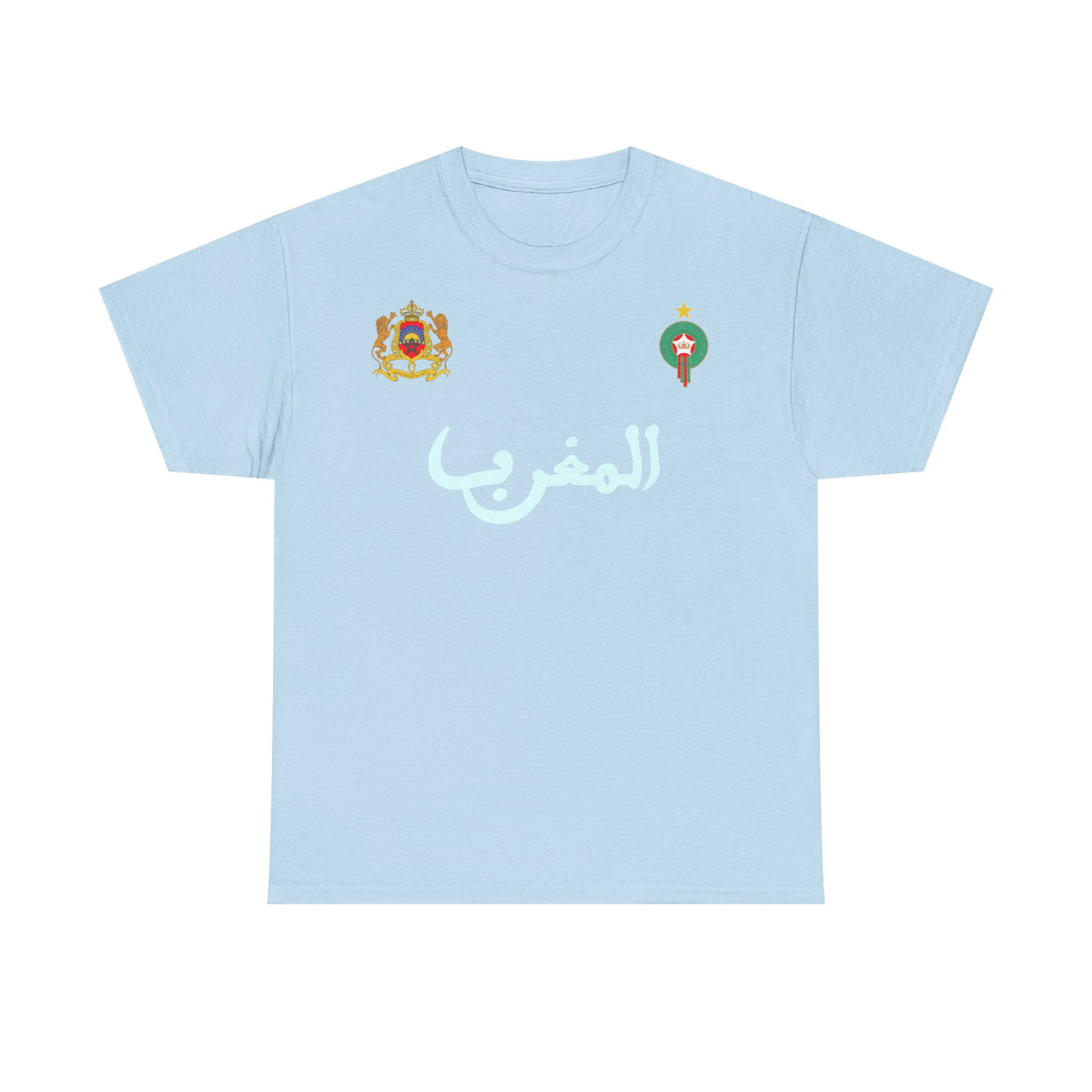 Marruecos Escudo Morocco Bandera Orgullo Fútbol Fan Deporte FIdea de regalo - Camiseta unisex