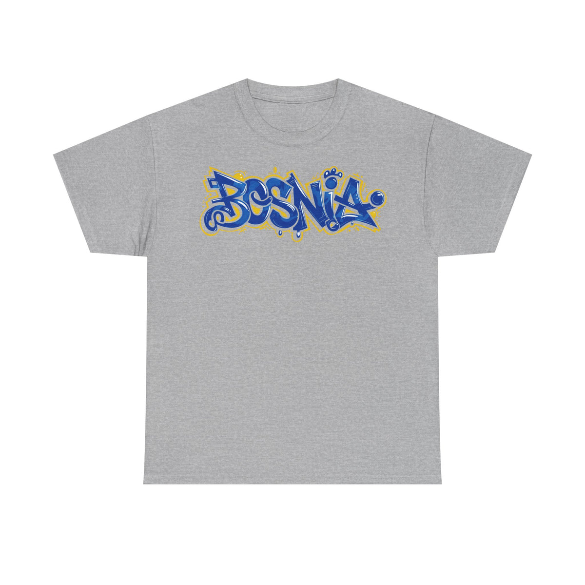 Bosnia escudo bandera orgullo patria aficionado al fútbol idea de regalo - Camiseta unisex