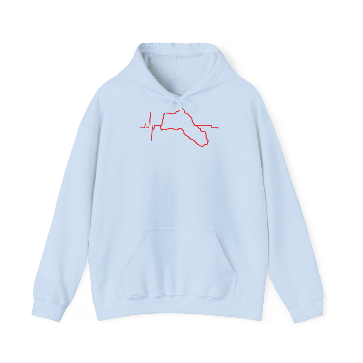 Kurdistan patria orgoglio stemma bandiera sport calcio regalo per tifosi - felpa con cappuccio unisex