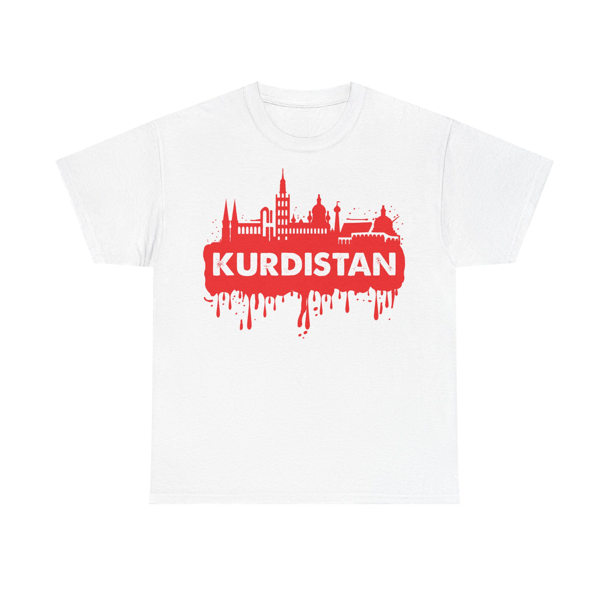Kurdistán Azadi Escudo Bandera Patria Newroz Regalo - Camiseta unisex