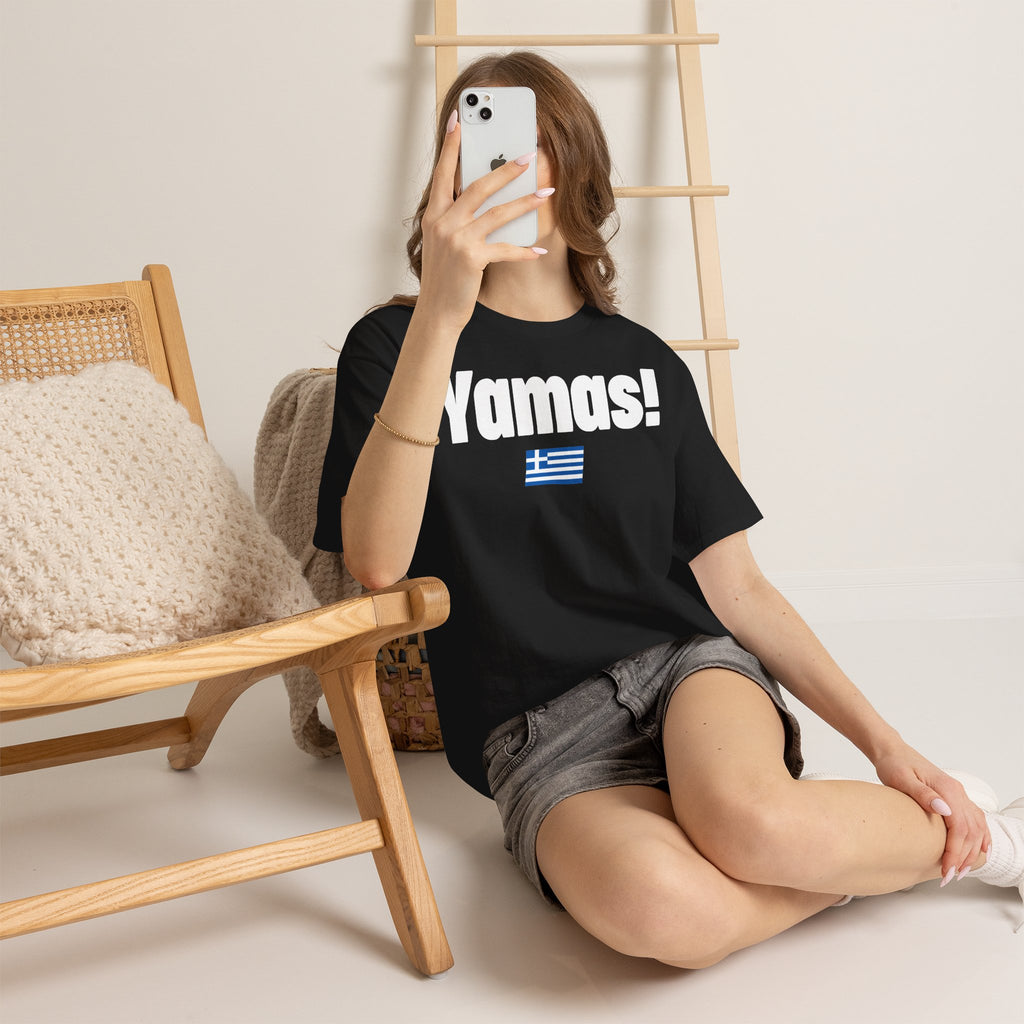 Greece Griechenland Flagge Wappen Heimat Fußball Sport Fan Geschenkidee - Unisex T-Shirt