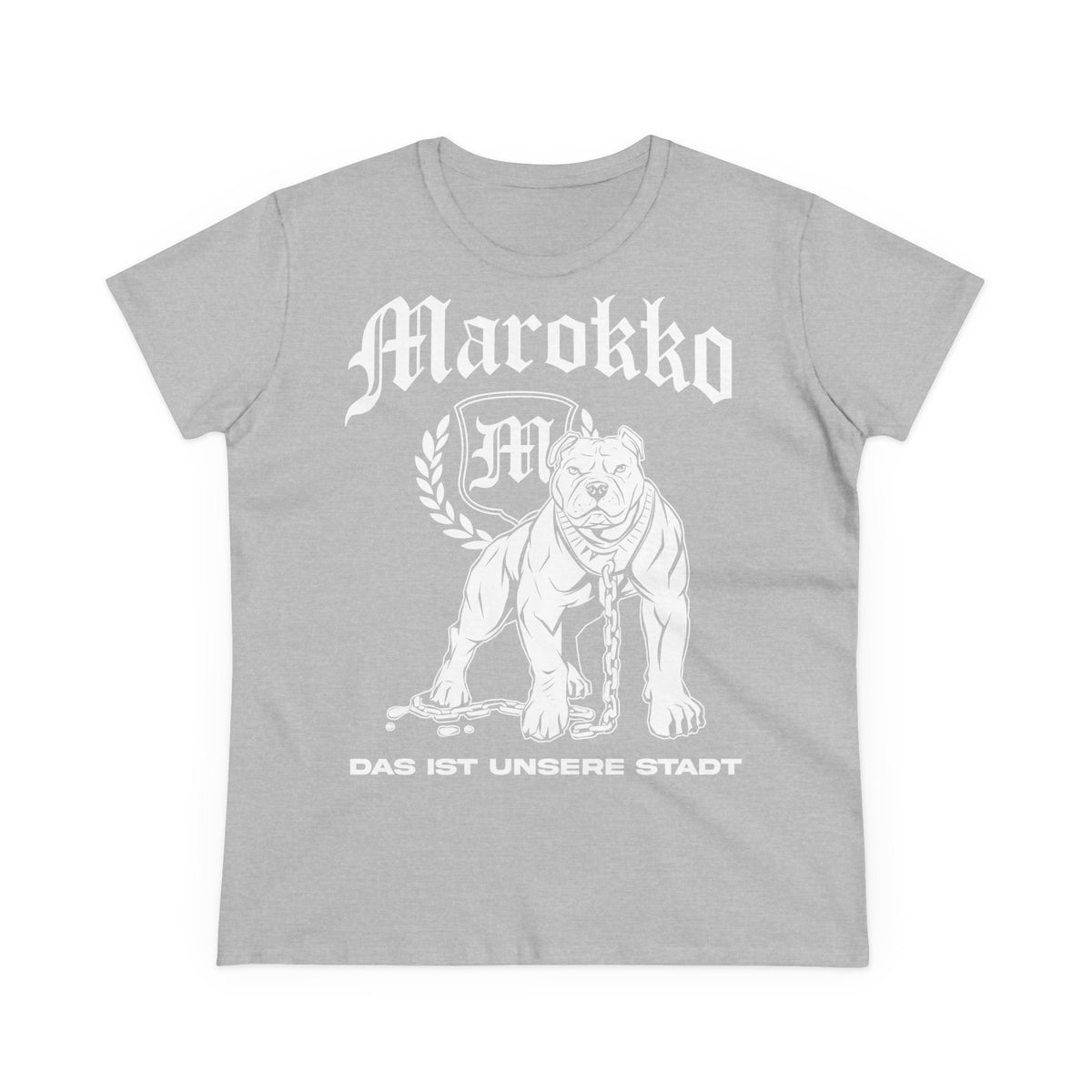 Escudo de Marruecos, bandera de Marruecos, orgullo, aficionada al fútbol y al deporte, idea de regalo - Camiseta para mujer