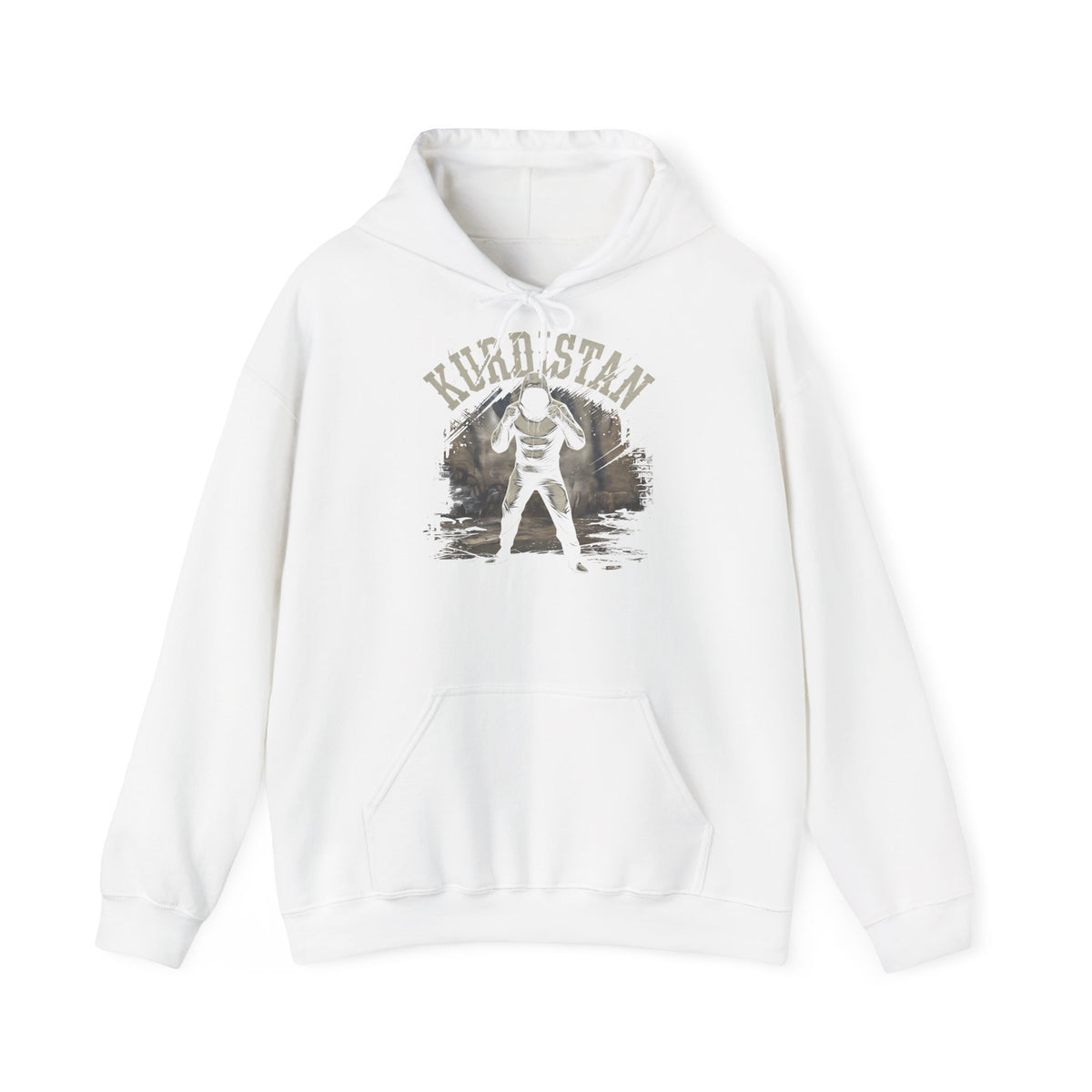 Kurdistan hooligan patria orgoglio stemma bandiera sport calcio tifoso regalo - Felpa con cappuccio unisex
