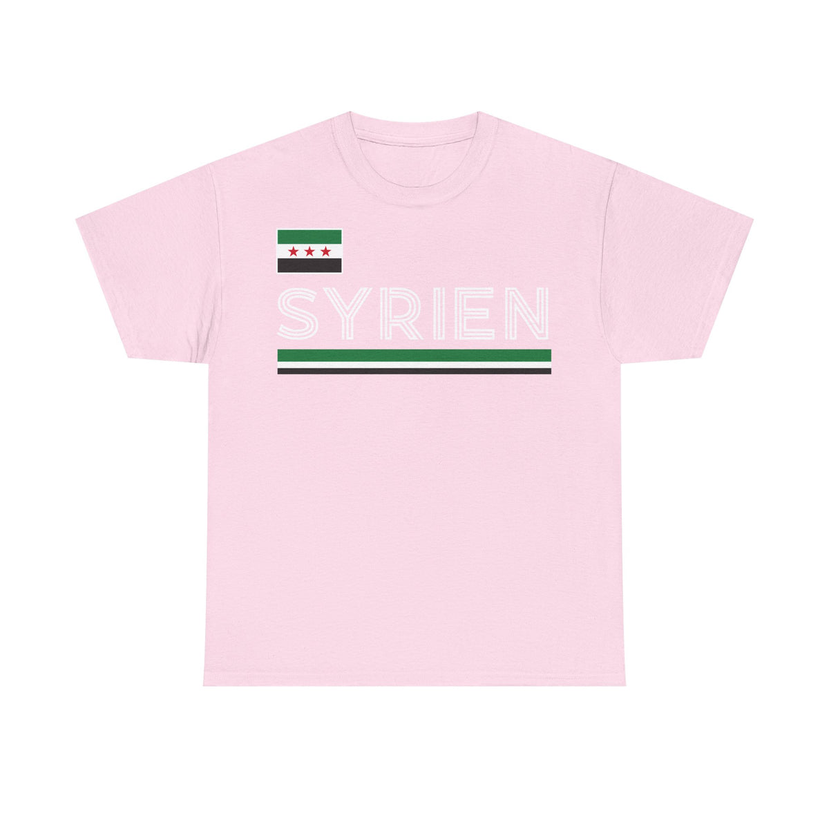 Syria Syrien Wappen Flagge Heimat Sport Fan Geschenkidee - Unisex T-Shirt