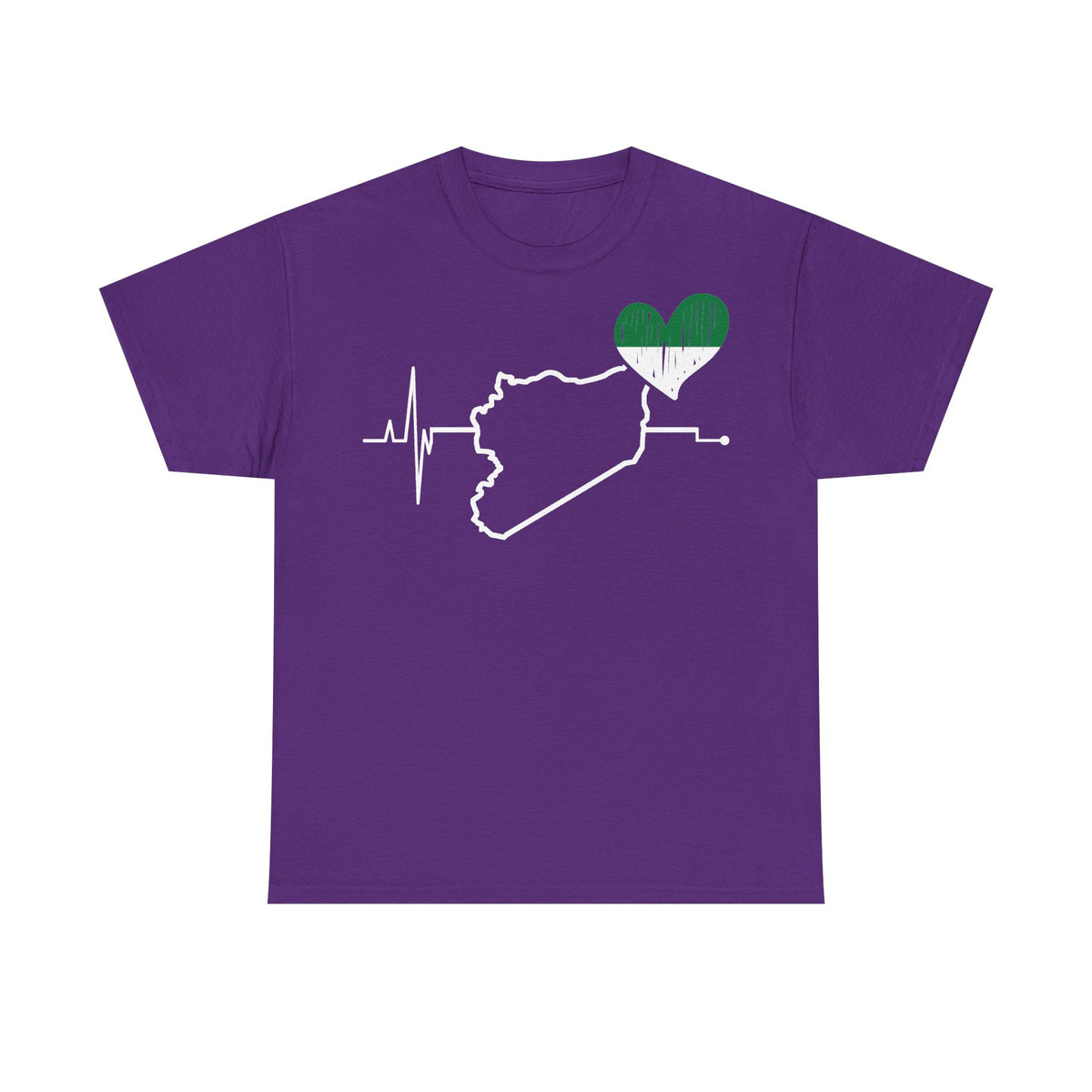Syria Syrien Wappen Flagge Heimat Sport Fan Geschenkidee - Unisex T-Shirt