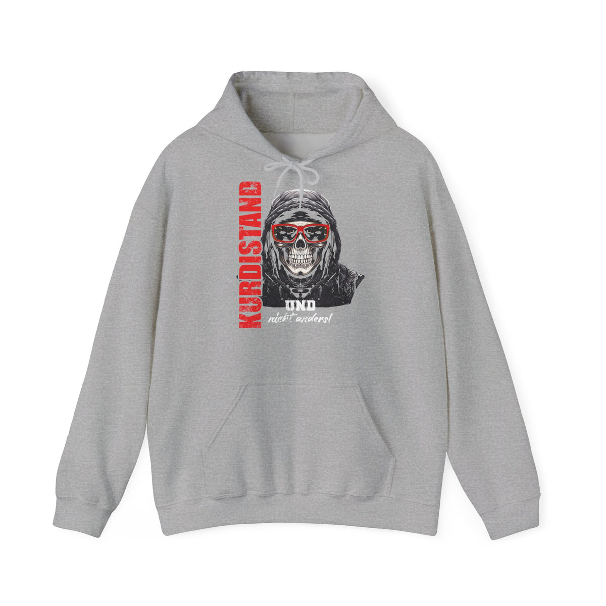 Kurdistan patria orgoglio stemma bandiera sport calcio regalo per tifosi - felpa con cappuccio unisex