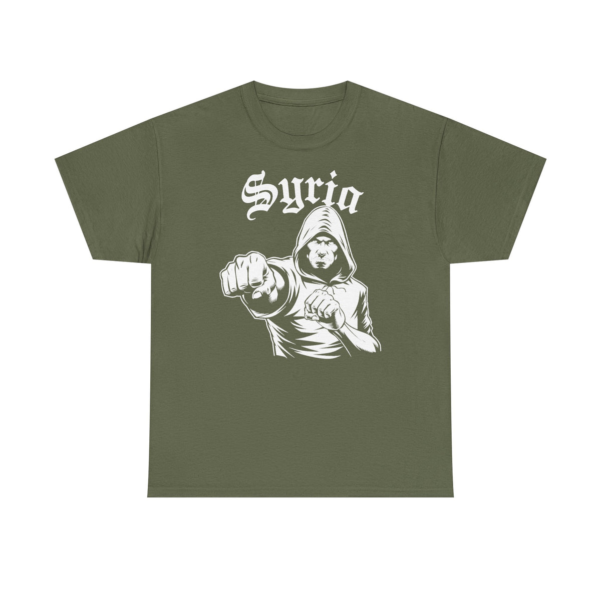 Syria Syrien Hooligan Wappen Flagge Heimat Sport Fußball Fan Geschenkidee - Unisex T-Shirt