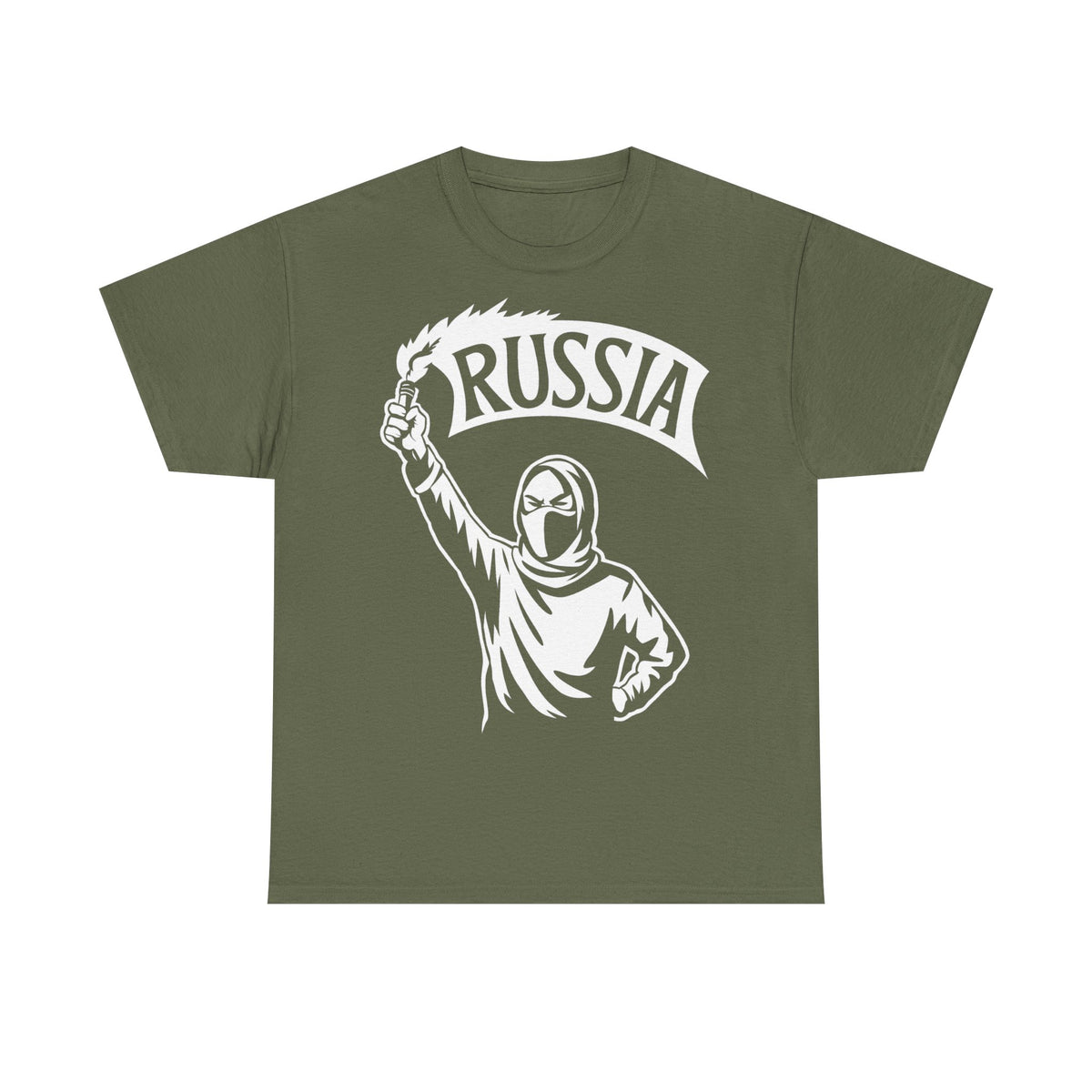 Russia Russia hooligan Mosca aquila bandiera stemma regalo sport tifoso moda - Maglietta unisex