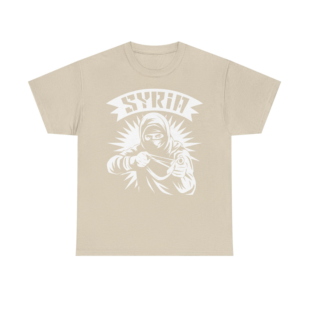 Syria Syrien Hooligan Wappen Flagge Heimat Sport Fußball Fan Geschenkidee - Unisex T-Shirt