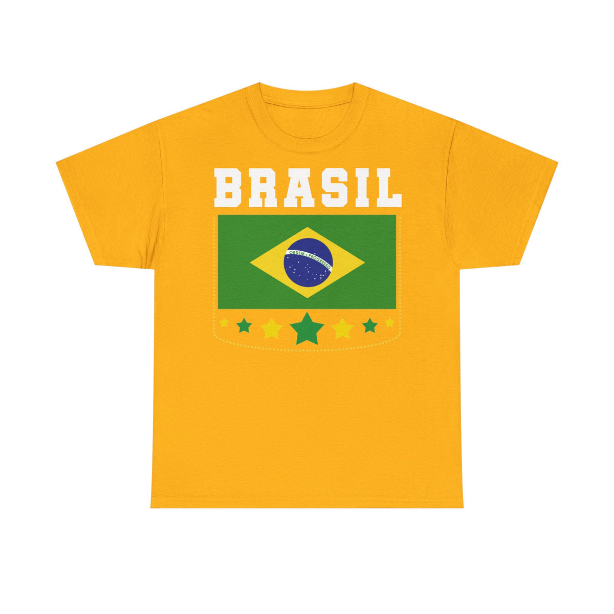 Brazil Brasilien Wappen Flagge Sport Fan Fußball Geschenkidee - Unisex T-Shirt