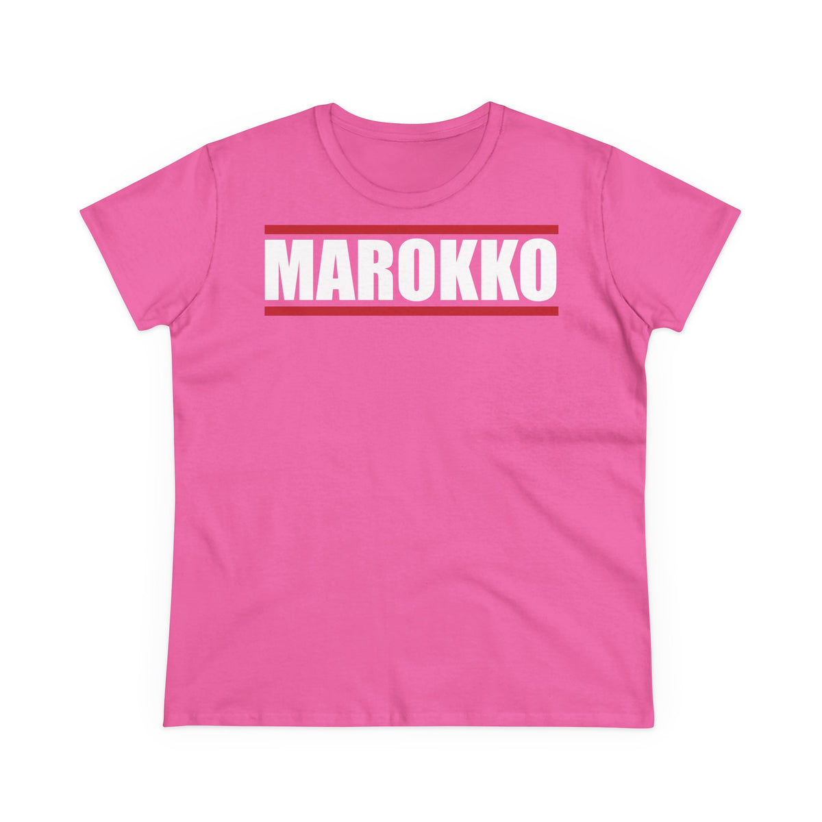 Escudo de Marruecos, bandera de Marruecos, orgullo, aficionada al fútbol y al deporte, idea de regalo - Camiseta para mujer