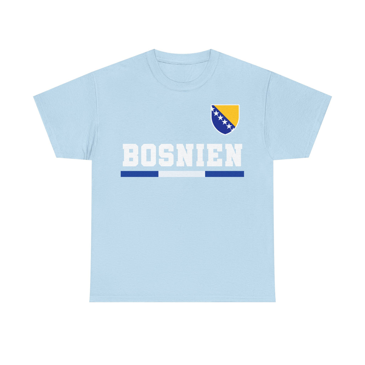 Bosnia Wappen Flagge Stolz Heimat Fußball fan Geschenkidee - Unisex T-Shirt