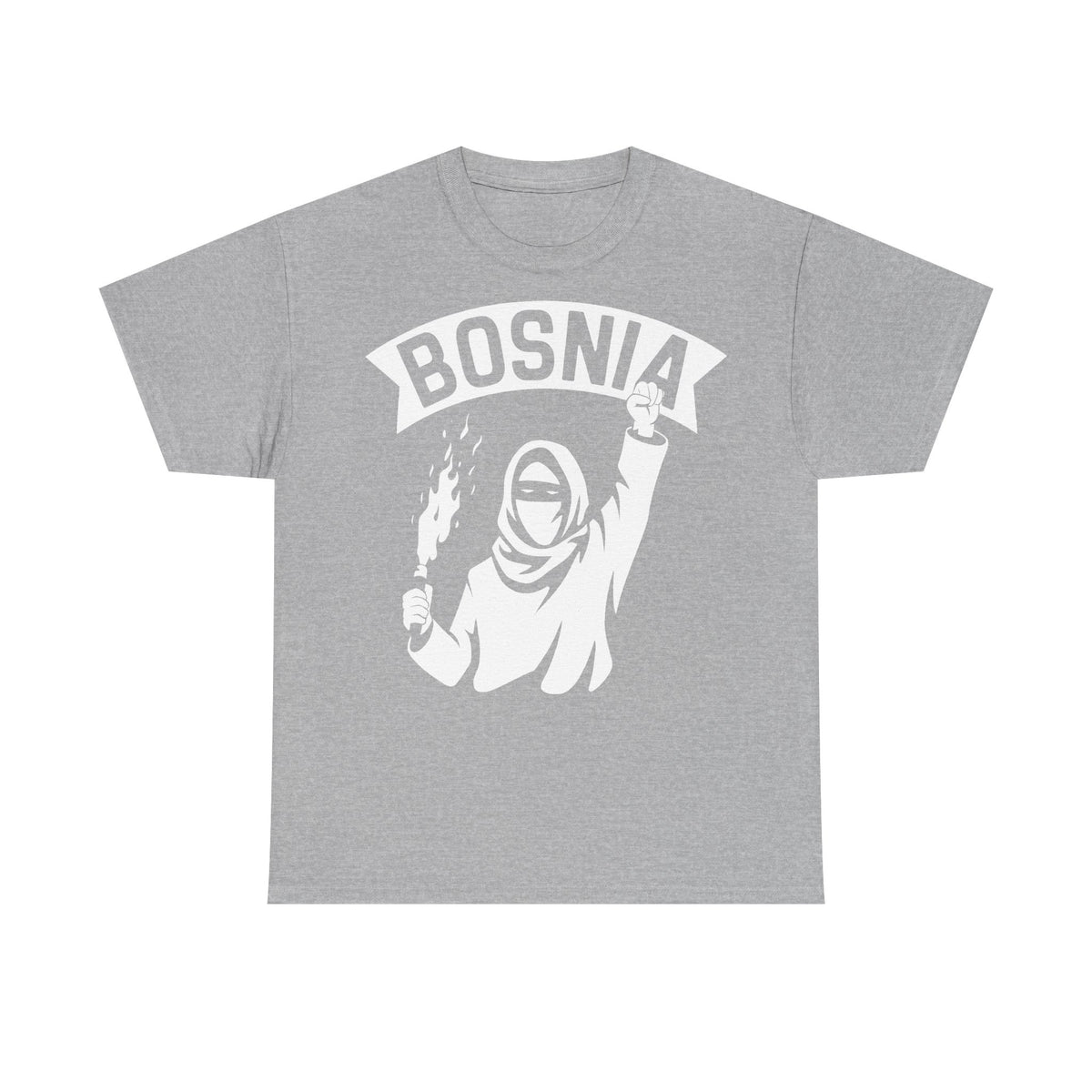 Bosnia escudo bandera orgullo patria aficionado al fútbol idea de regalo - Camiseta unisex