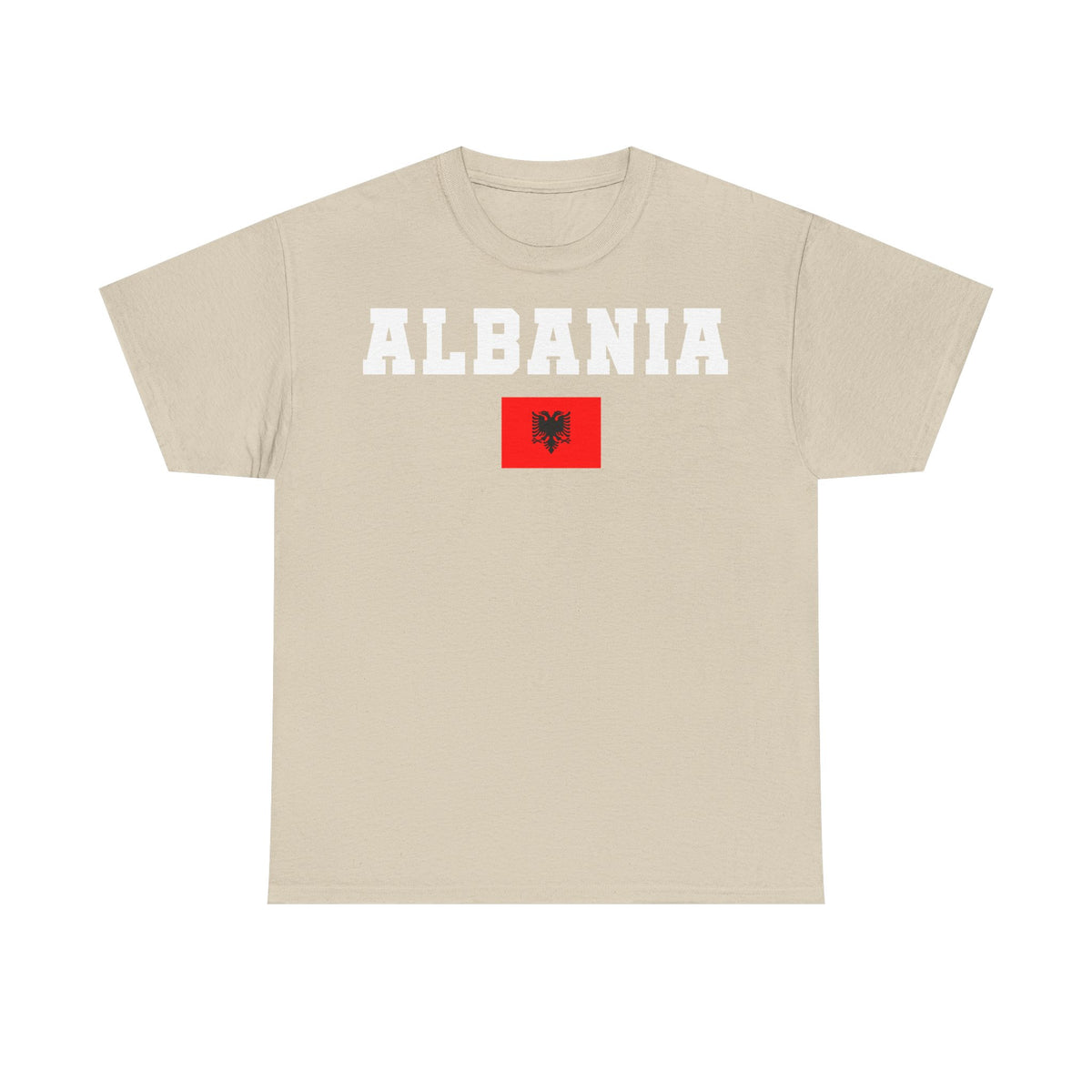 Camiseta unisex de Albania, escudo albanés, bandera, águila, fútbol, aficionado, deporte