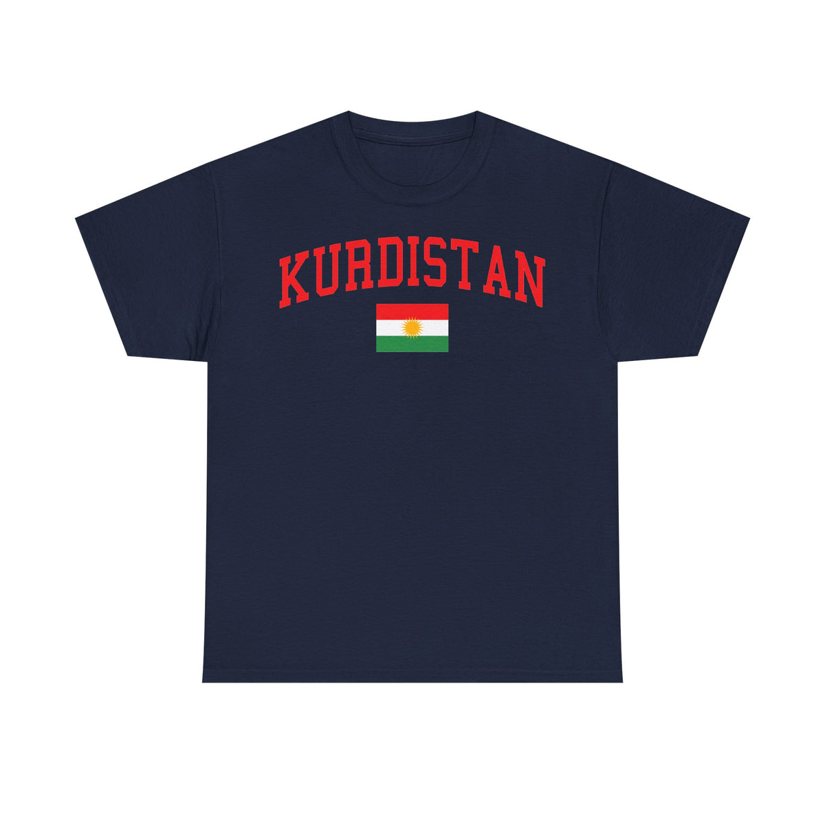 Kurdistán Azadi Escudo Bandera Patria Newroz Regalo - Camiseta unisex