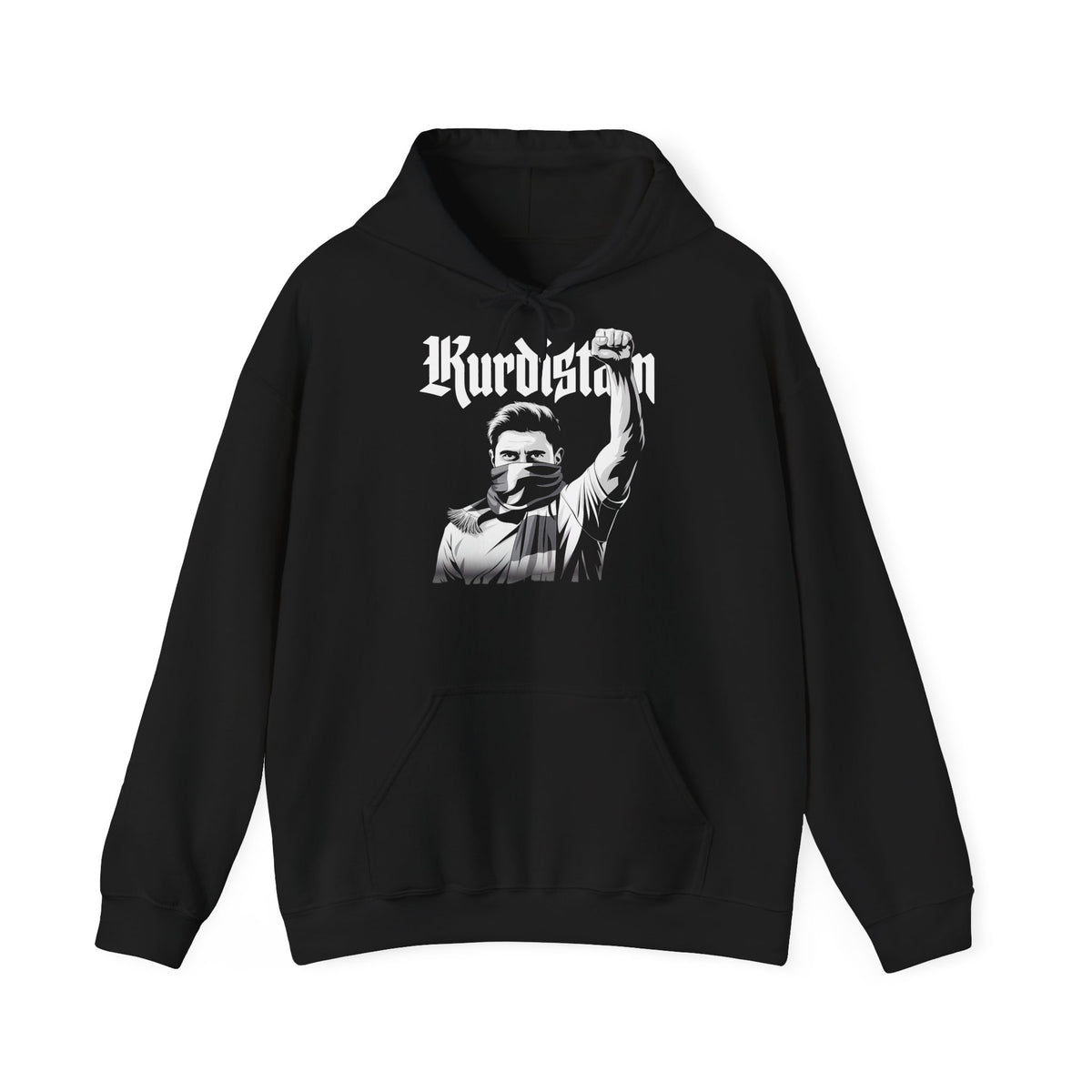 Kurdistan hooligan patria orgoglio stemma bandiera sport calcio tifoso regalo - Felpa con cappuccio unisex