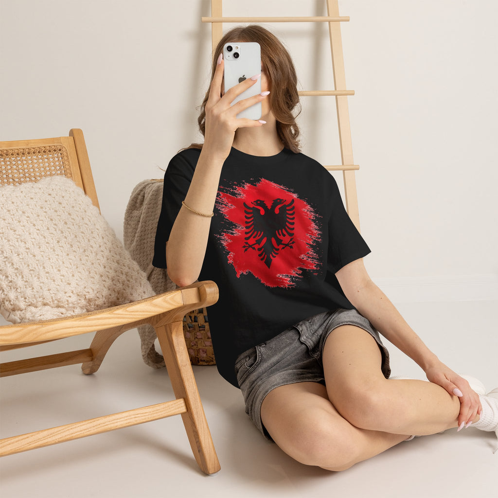 Albanien Adler Flagge Art Street Urban Style - Unisex T-shirt